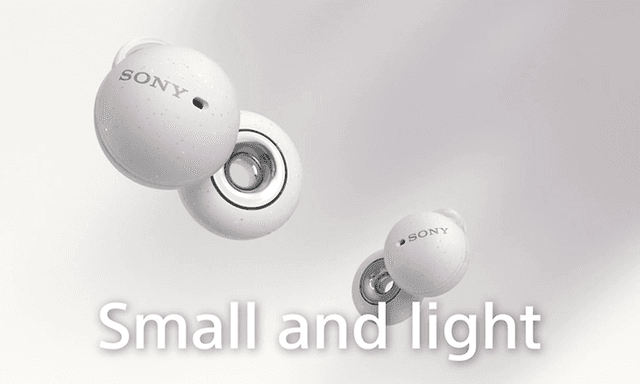 Hvite Sony LinkBuds