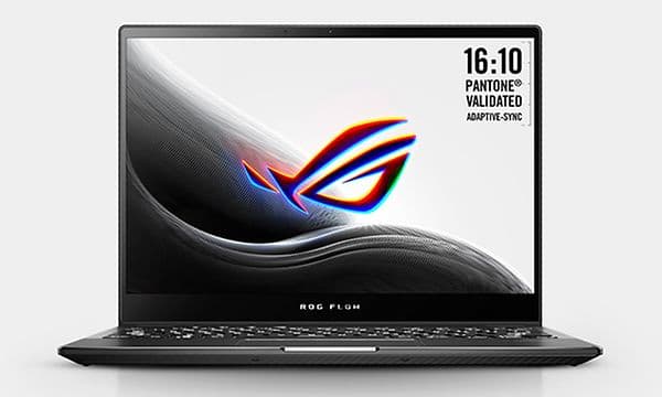 En ROG Flow X13 bærbar PC sett forfra