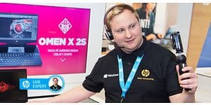 HP Live Expert - HP-expert som pratar med kund