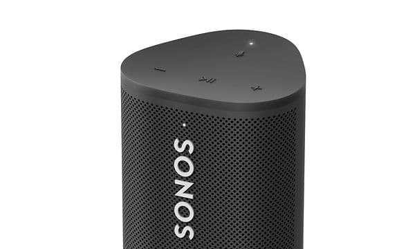Musta Sonos Roam -kaiutin
