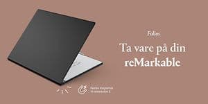 Beskyttende etui med magnetiske fester beskytter din reMarkable.