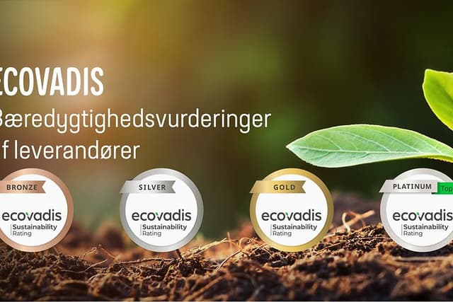 Ecovadis- Bæredygtighedsvurderinger af leverandører
