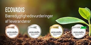 Ecovadis- Bæredygtighedsvurderinger af leverandører