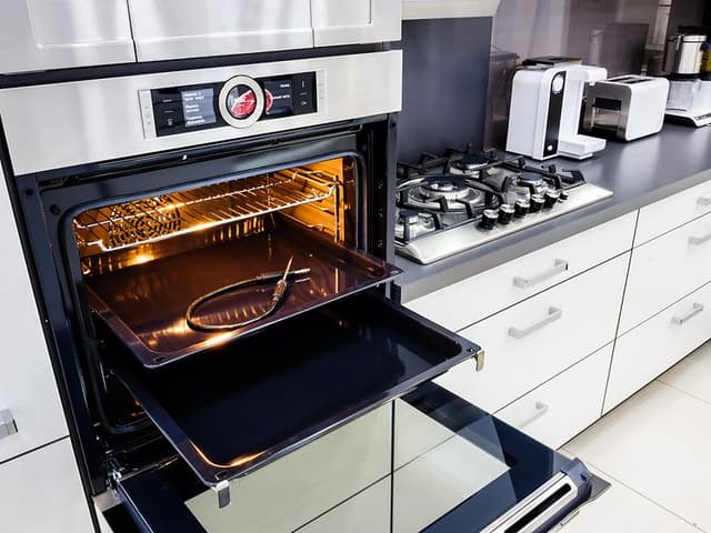 MDA-Ovens-Öppen ugn med digitalt panel