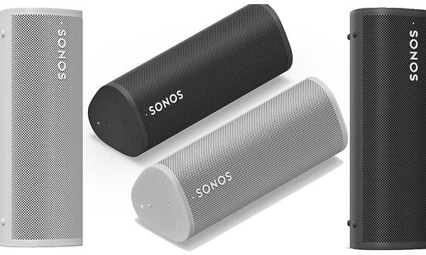 Sonos Roam i sort og hvitt