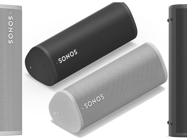 Sonos Roam i sort og hvitt