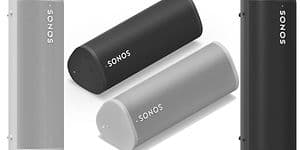 Sonos Roam i sort og hvitt