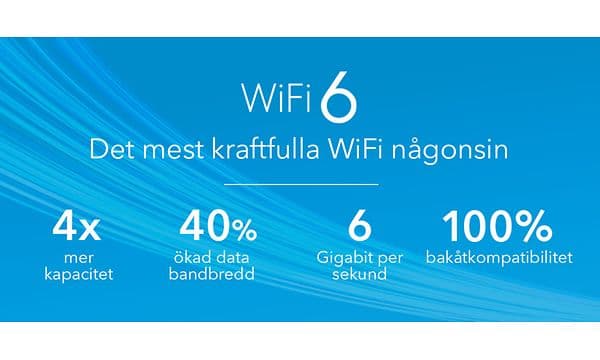 Info about WiFi 6 in Swedish