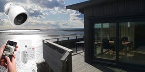  Sommerhus med smart lås og app-overvågning