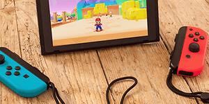 Nintendo Switch - bordmodus med to joycon-kontroller