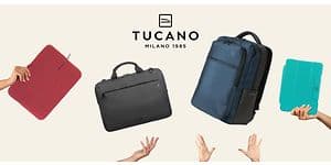 Tucano-banner med computersleeve, computertaske, rygsæk og tabletcover