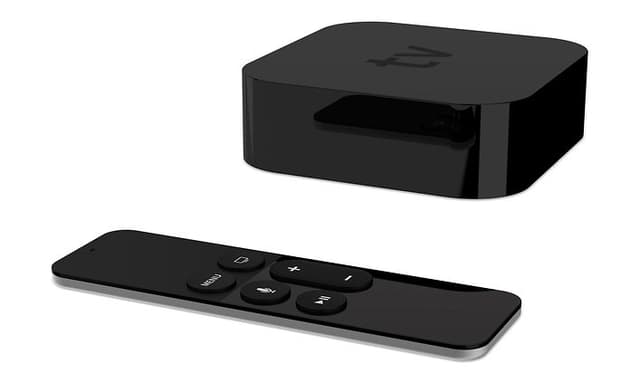Apple TV og kontroll fra et lavt perspektiv
