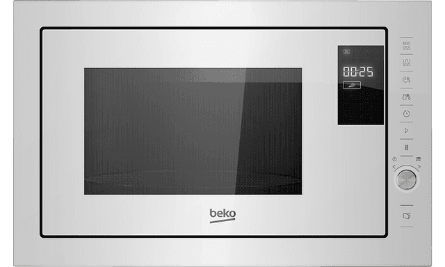 White beko integrated microwave oven