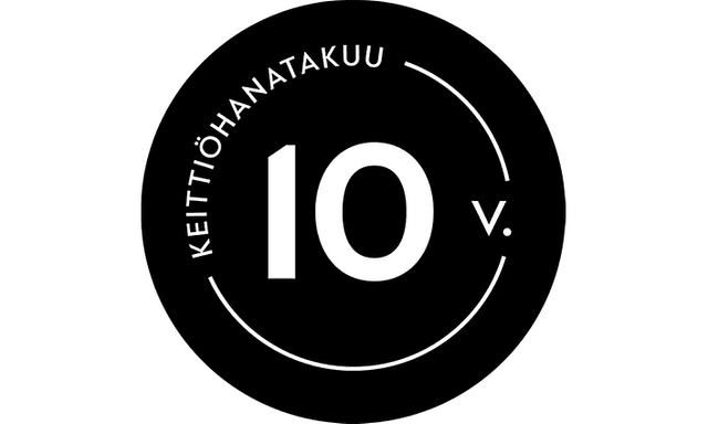 Kuvake, joka kertoo, että Gigantti tarjoaa 10 vuoden takuun keittiöhanoille
