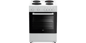 Produktbillede af Beko komfur med støbejernskogeplader