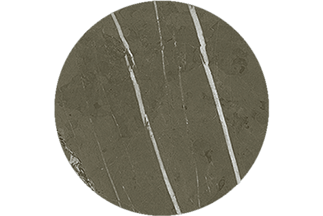 Rundt billede af en Laminat Pietra Grey bordplade
