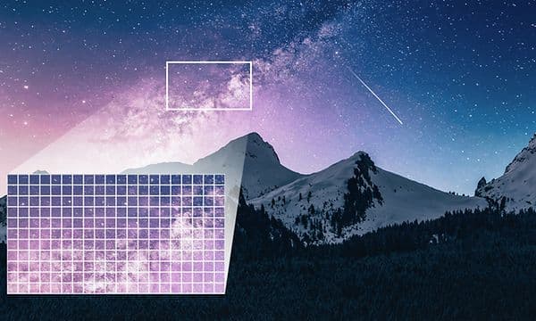 Samsung-Nattehimmel og bjerge