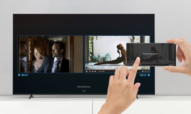 Samsung TV streaming fra telefon til TV