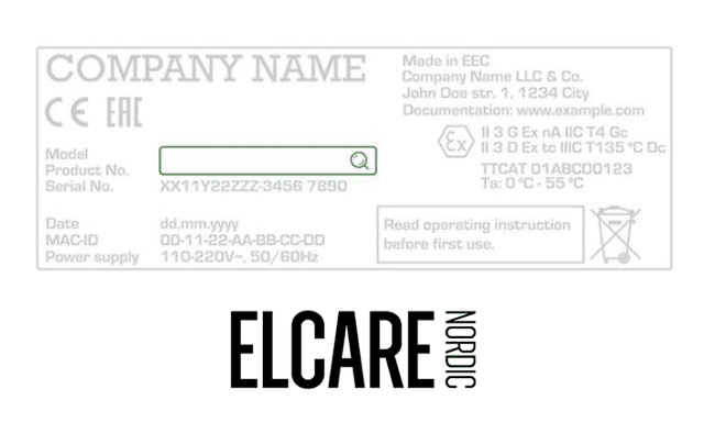 reparation-reservedele-elcare-og-serienummer