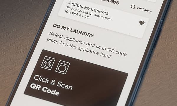 nærbilde av connectlife-app på skjermen av smarttelefon