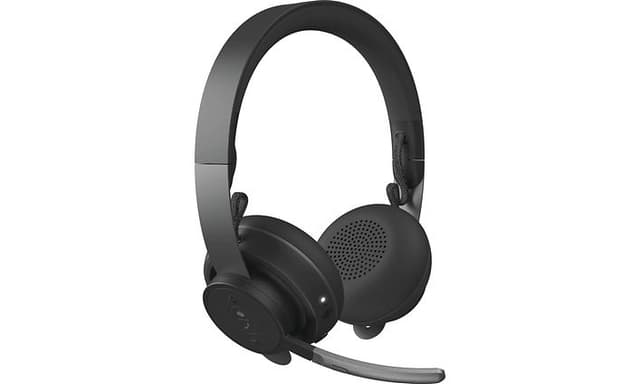 Produktbilde av et sort Logitech Zone MS Stereo-headset