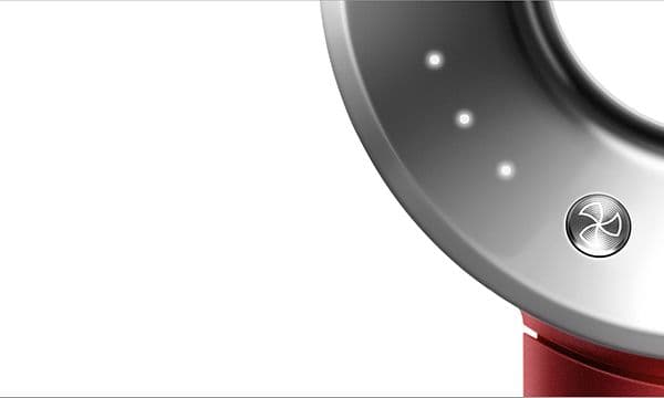Närbild av hastighetsinställningar på Dyson Supersonic hårfön