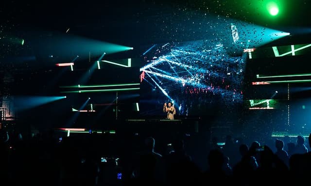Lysshow på Dreamhack