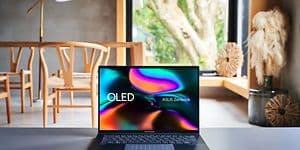 ZenBook 14 OLED på bord