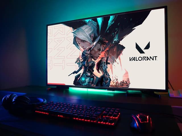 Valorant på en stationær gaming-pc