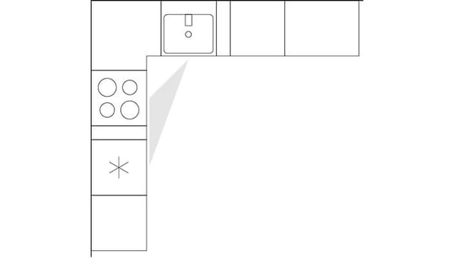 Plantegning av Epoq Heritage Light Grey Katalog 2022 Kjøkkenpresentasjon