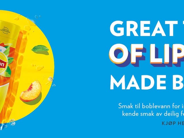 Lipton banner