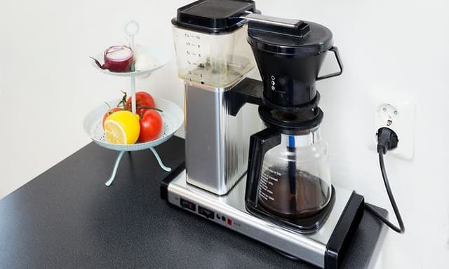 Moccamaster kaffemaskine i et køkken