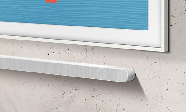 Samsung-soundbar under TV