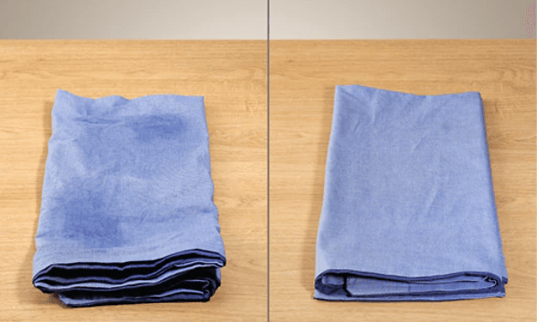 Two towels next to each other