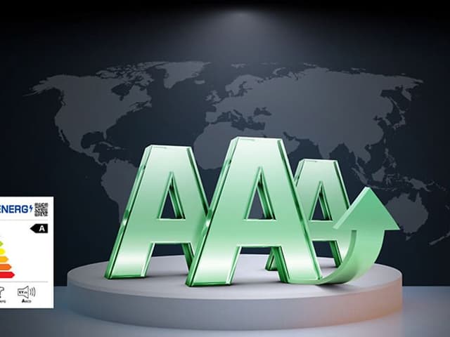 Illustration of triple A energy lable