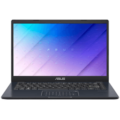 Produktbilde av en bærbar datamaskin fra ASUS med en rosa og blå skjerm
