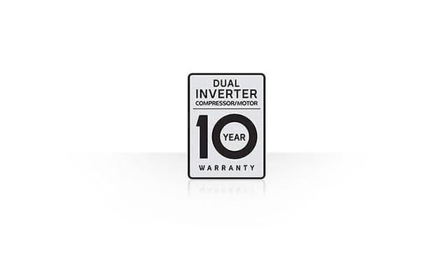 Illustration of 10 year warranty logo