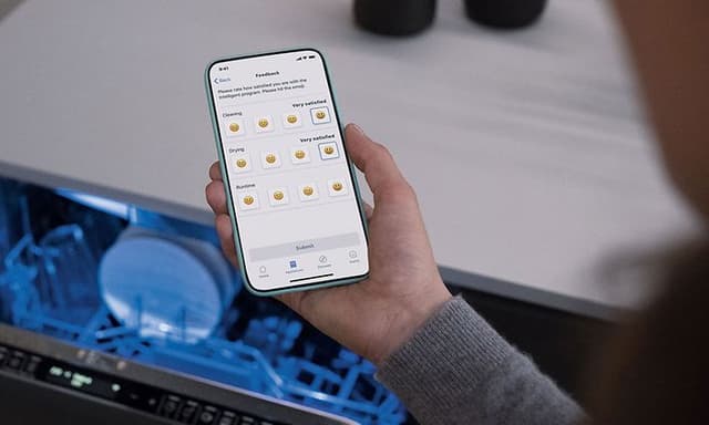 Smarttelefon og Siemens oppvaskmaskin