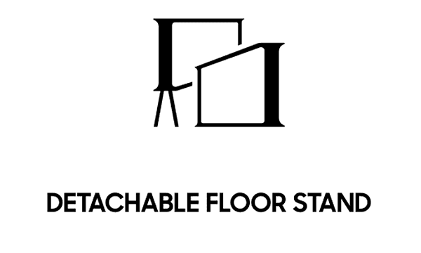 Detachable floor stand