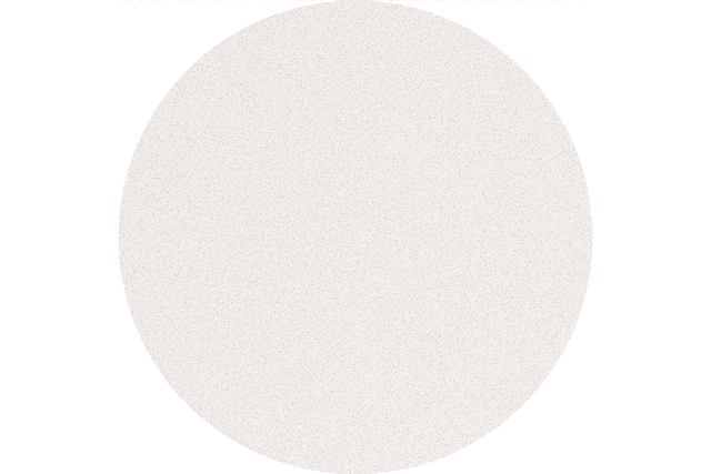 Rundt billede af laminat 30 mm Light Stone bordpladen