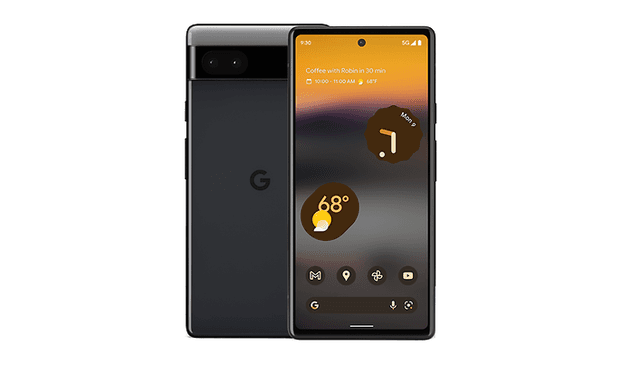 Produktbilde av en svart Google Pixel 6a