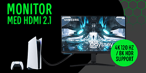 Article banner til monitor med HDMI 2.1