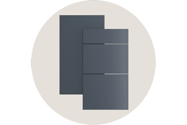 Epoq Trend Blue Grey köks fronter.