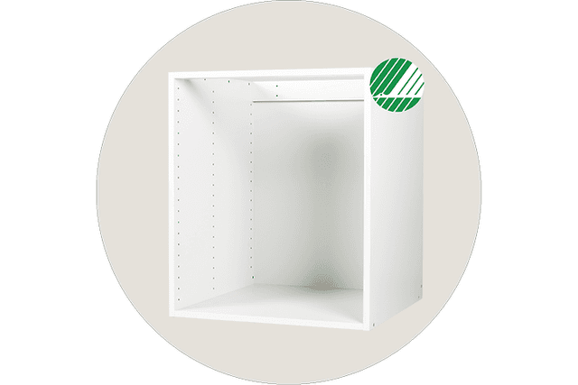 Epoq Integra Chalk hvite skapfronter med Svanemerket