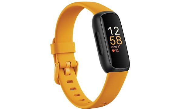 Telecom - Wearables - Puettavat älylaitteet - Fitbit Inspire 3 aktiivisuusranneke Blackmorning glow