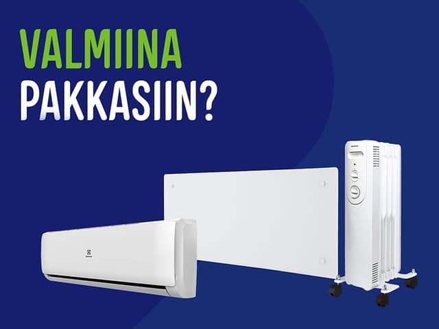 Valmiina pakkasiin - kuva erilaisista lämmittimistä