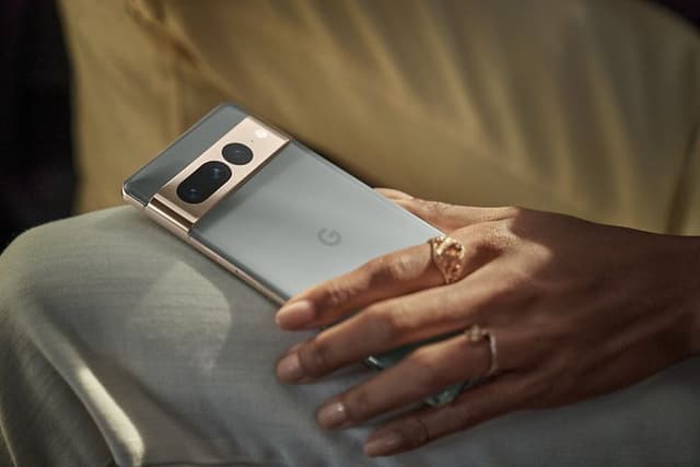 Holding Pixel phone