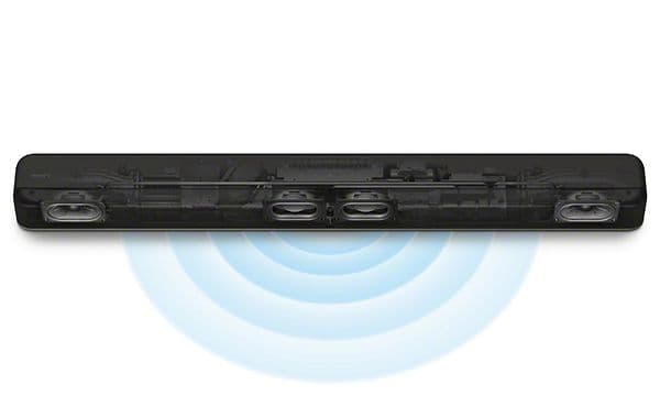 Soundbar skeleton subwoofer