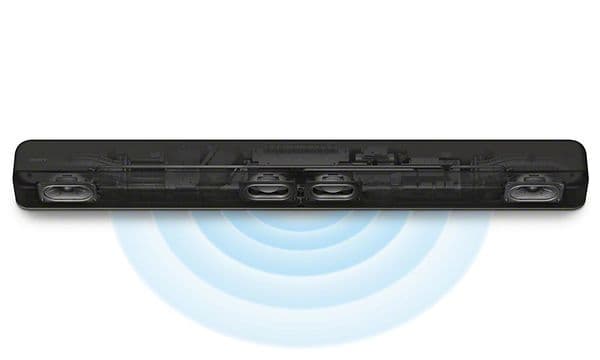 Soundbar skeleton subwoofer
