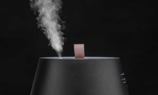 Black humidifier and steam